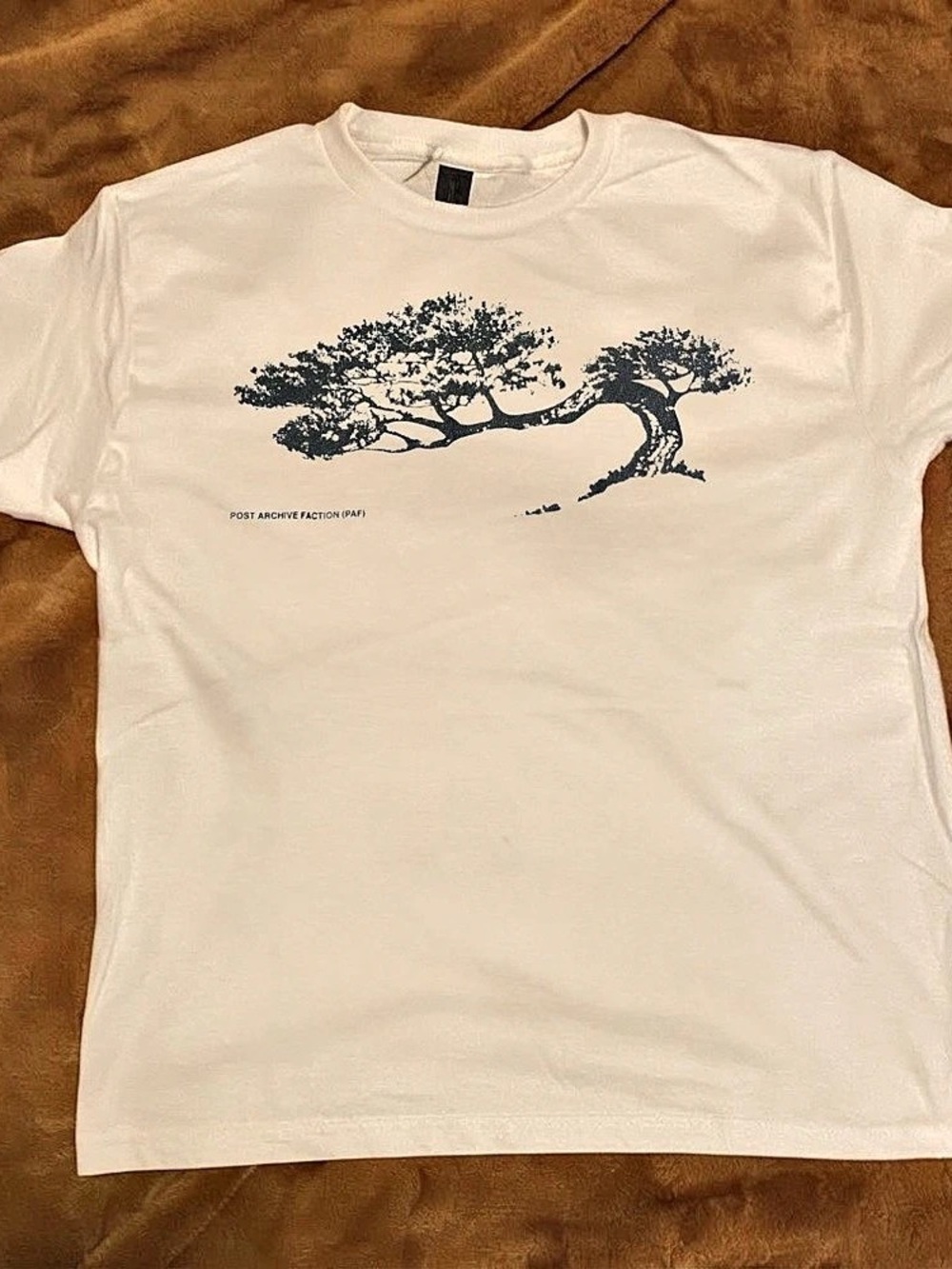 Gildan White Old Tree Graphic Tee